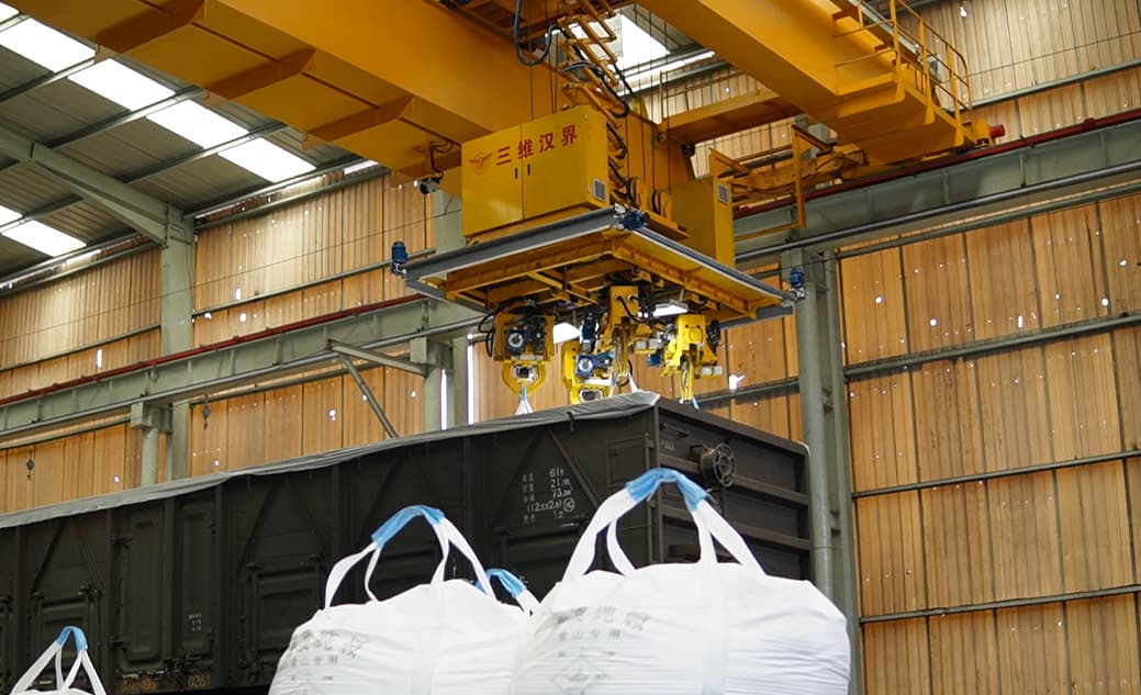 火車噸袋全自動裝車機(jī)